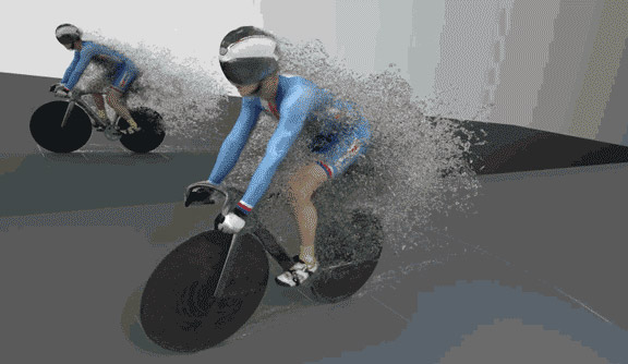 Cycling simulation of aerodynamics – ICON Cycling simulation of aerodynamics